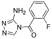 (3-AMINO-[1,2,4]TRIAZOL-4-YL)-(2-FLUORO-PHENYL)-METHANONE Struktur