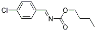 (4-CHLORO-BENZYLIDENE)-CARBAMIC ACID BUTYL ESTER Struktur