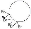 B-HEXABROMOCYCLODODECANE Struktur