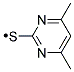 4,6-DIMETHYL-2-PYRIMIDINETHIO Struktur