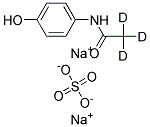 SODIUM N-(4-HYDROXYPHENYL)ACETAMIDE-2,2,2-D3 SULFATE Struktur