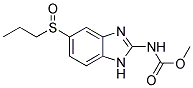 [5-(PROPANE-1-SULFINYL)-1H-BENZOIMIDAZOL-2-YL]-CARBAMIC ACID METHYL ESTER Struktur