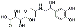 L-(-)-ISOPROTERENOL D-(+)-BITARTRATE Struktur