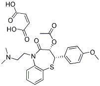 DILTIAZEM MALEATE Struktur