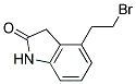 4-(2-BROMOETHYL)-1,3-DIHYDRO-2H-INDOLIN-2-ONE Struktur