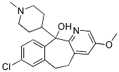 8-CHLORO-3-METHOXY-11-(1-METHYL-4-PIPERIDINYL)-6,11-DIHYDRO-5H-BENZO[5,6]-CYCLOHEPTA[1,2-B]PYRIDIN-11-OL Struktur