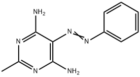 4,6-DIAMINO-5-BENZENEAZO-2-METHYLPYRIMIDINE Struktur