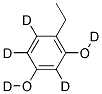 ETHYL RESORCINOL-D5 Struktur