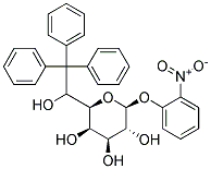 O-NITROPHENYL 6-TRIPHENYLMETHYL-B-D-GALACTOPYRANOSIDE Struktur