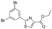 ETHYL 2-(3,5-DIBROMOPHENYL)-1,3-THIAZOLE-4-CARBOXYLATE TECH Struktur