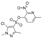 6-METHYL-2-NITRO-3-PYRIDYL 5-CHLORO-1,3-DIMETHYL-1H-PYRAZOLE-4-SULPHONATE Struktur