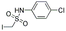 N-(4-CHLOROPHENYL)(IODO)METHANESULPHONAMIDE Struktur