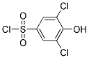 3,5-DICHLORO-4-HYDROXY BENZENE SULPHONYL CHLORID Struktur