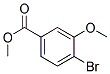 METHYL 4-BROMO-3-METHOXYBENZOAT Struktur