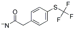 4-(TRIFLUOROMETHYLTHIO)PHENYLACETONITRIL Struktur