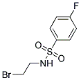 N1-(2-BROMOETHYL)-4-FLUOROBENZENE-1-SULPHONAMIDE Struktur