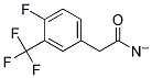 4-FLUORO-3-(TRIFLUOROMETHYL)PHENYLACETONITRIL Struktur