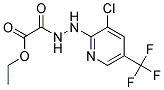 ETHYL 2-{2-[3-CHLORO-5-(TRIFLUOROMETHYL)PYRID-2-YL]HYDRAZINO}-2-OXOACETAT Struktur