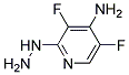 4-AMINO-3,5-DIFLUORO-2-HYDRAZINOPYRIDIN Struktur