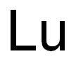 LUTETIUM POWDER, -40 MESH, 99.9% (REO) Struktur