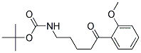 5-(N-BOC-AMINO)-2`-METHOXYPENTANOPHENONE Struktur