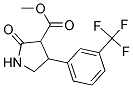 3-METHOXYCARBONYL-4-(3`-TRIFLUOROMETHYLPHENYL)-2-PYRROLIDINONE Struktur