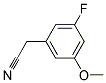 3-(CYANOMETHYL)-5-FLUOROANISOLE Struktur