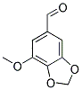 7-methoxybenzo-1,3-dioxole-5-carboxaldehyde Struktur