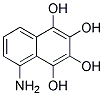 5,6,7,8-Tetrahydroxy-1-naphthylamine Struktur