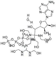 Adenosine 5'-triphosphate bis(TRIS)salt dihydrate;5'-ATP bis(TRIS)salt;Adenosine 5'-triphosphatebis(trihydroxymethylaminomethane)salt dihydrate
 Struktur