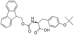 N-FMOC-O-tert-butyl-L-tyrosine Struktur