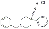 N-Benzyl-4-cyano-4-phenylpiperidine hydrochloride  Struktur