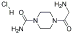 4-(aminoacetyl)piperazine-1-carboxamide hydrochloride  Struktur