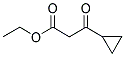 Ethyl Cyclopropanecarbonyl Acetate Struktur