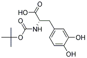 Boc-D-3,4-Dihydroxyphenylalanine Struktur