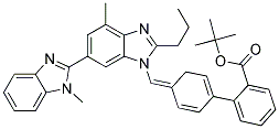 4'-(2'-N-Propyl-1,4'-Dimethyl-(2,6'-Dibenzimidazole)-1'-Yl)Methylene(1,1'-Biphenyl)-2-Carboxylate Tert-Butyl Ester Struktur