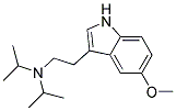 N,N-Dissopropyl-5-methoxy-tryptamine Struktur