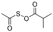 (R,S)-1-Acetylthio-2-methylpropionic acid Struktur