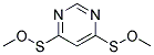 4,6-dimethoxy-mercaptopyrimidine Struktur
