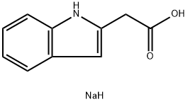 Sodium 1H-indol-2-ylacetate Struktur