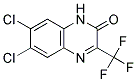 6,7-Dichloro-1,2-dihydro-2-oxo-3-(trifluoromethyl)quinoxaline Struktur