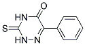 3-Thio-6-phenyl-2H-1,2,4-triazin-5-one Struktur