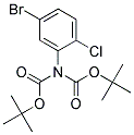 5-Bromo-2-chloroaniline, N,N-Bis-BOC protected Struktur