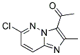 3-Acetyl-6-chloro-2-methylimidazo[1,2-b]pyridazine Struktur