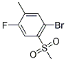 5-Bromo-2-fluoro-4-(methylsulphonyl)toluene Struktur