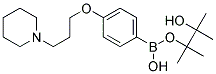 4-[3-(Piperidin-1-yl)propoxy]benzeneboronic acid, pinacol ester Struktur