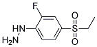 4-(Ethylsulphonyl)-2-fluorophenylhydrazine Struktur