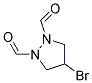 4-Bromo-1.2diformylpyrazolidine Struktur