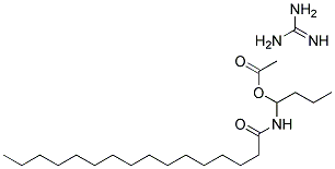 PALMITAMIDOBUTYL GUANIDINE ACETATE Struktur