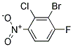 3-Bromo-2-Chloro-4-Fluoronitrobenzene Struktur